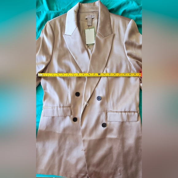 Satin Blazer Dress - Picture 7 of 9